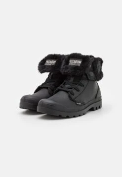 Palladium Baggy- Lace-Up Ankle Boots - Black -Stride Vibe Outlet Store 0c854f5fcaa94985b014ab72dda18649