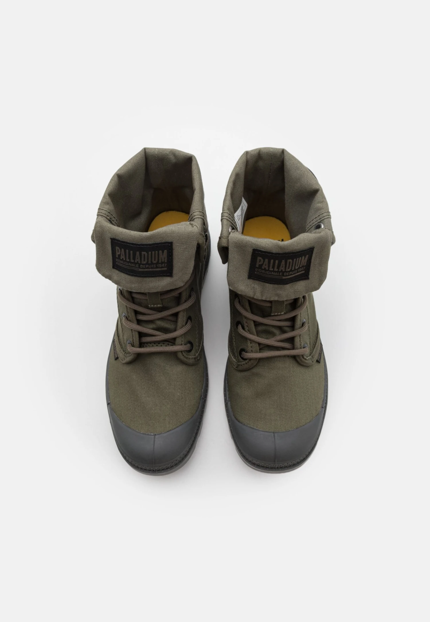 Palladium Pampa Baggy Supply Unisex - Lace-Up Ankle Boots - Olive Night 4 Palladium Pampa Baggy Supply Unisex - Lace-Up Ankle Boots - Olive Night - Image 4