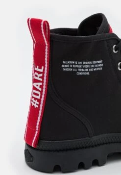 Palladium Pampa Hi Dare Unisex - Lace-Up Ankle Boots - Black -Stride Vibe Outlet Store 201b16fb0c5b487c95cc382d04c8278d