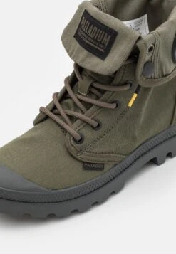 Palladium Pampa Baggy Supply Unisex - Lace-Up Ankle Boots - Olive Night 11 Palladium Pampa Baggy Supply Unisex - Lace-Up Ankle Boots - Olive Night -Stride Vibe Outlet Store 38a94ba9da20464ab05e0b2c5944a38f