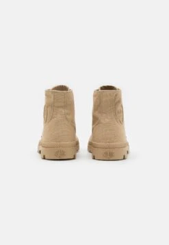 Palladium Mono Chrome Unisex - Lace-Up Ankle Boots - Warm Sand -Stride Vibe Outlet Store 5045b18281f14893b12e2309281d3ea2