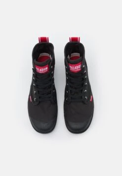 Palladium Pampa Hi Dare Unisex - Lace-Up Ankle Boots - Black -Stride Vibe Outlet Store 57edf7f4590d41caa183781a5e6ef0c5