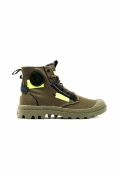 Palladium Pampa Hi Re-Craft Unisex - Lace-Up Ankle Boots - Olive Night 11 Palladium Pampa Hi Re-Craft Unisex - Lace-Up Ankle Boots - Olive Night -Stride Vibe Outlet Store 5b9898c940f04420a493aeaf2739af5b