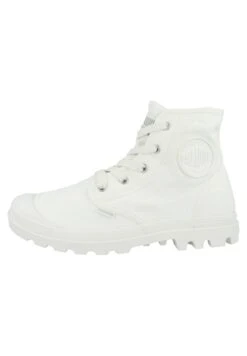 Palladium Lace-Up Ankle Boots - Star White