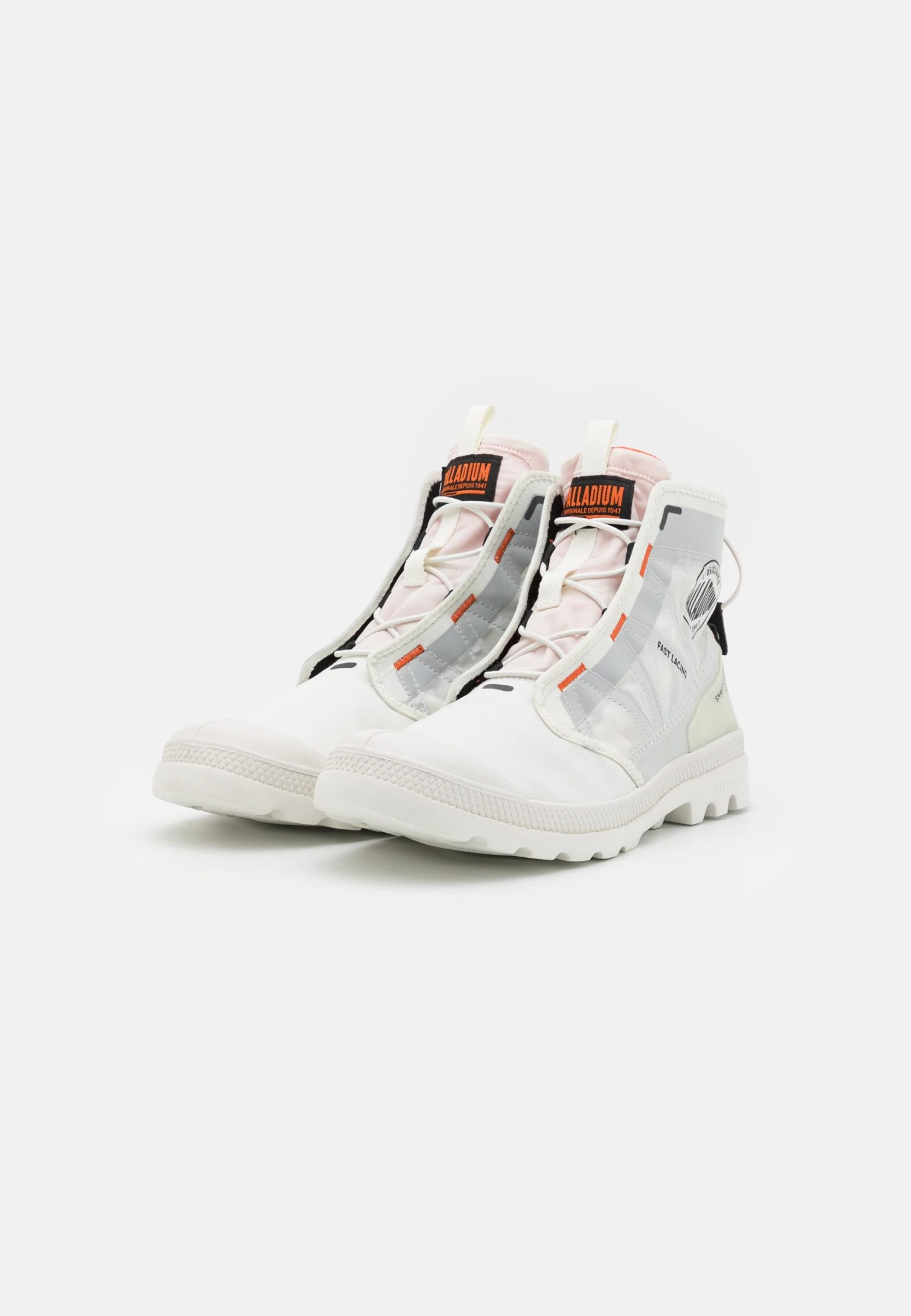 Palladium Pampa Travel Lite Unisex - Lace-Up Ankle Boots - Star White 2 Palladium Pampa Travel Lite Unisex - Lace-Up Ankle Boots - Star White - Image 2