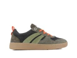 79505-320-M | PALLACUP FLAME SUEDE | BELUGA/OLIVE NIGHT