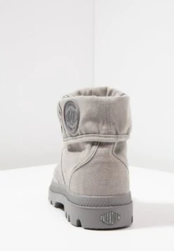 Palladium Vegan Pallabrousse Baggy - Lace-Up Ankle Boots - Titanium/High Rise -Stride Vibe Outlet Store 8b0e09e083b84af9b34ce643ef35142a