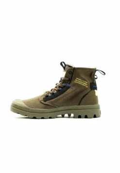 Palladium Pampa Hi Re-Craft Unisex - Lace-Up Ankle Boots - Olive Night
