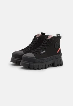 Palladium Revolt Hi- Lace-Up Ankle Boots - Black -Stride Vibe Outlet Store a5177725f53f43e7bf5c7ce719c2ff49