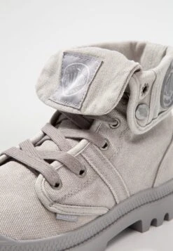 Palladium Vegan Pallabrousse Baggy - Lace-Up Ankle Boots - Titanium/High Rise -Stride Vibe Outlet Store ba71ed2d44ab4b2aacf6011406d00ee0