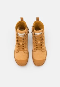 Palladium Pampa Hi Zip- Lace-Up Ankle Boots - Amber Gold -Stride Vibe Outlet Store c6a8adaa3e014a5f8c7dd7b9f87e2522
