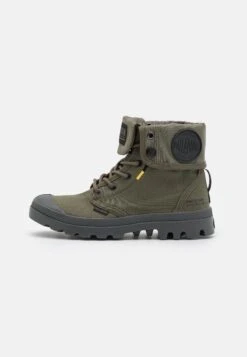 Palladium Pampa Baggy Supply Unisex - Lace-Up Ankle Boots - Olive Night