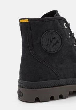 Palladium Pampa Hi Wax Unisex - Lace-Up Ankle Boots - Black -Stride Vibe Outlet Store ea6c9b50682f46059500789cb721b131