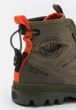 Palladium Pampa Travel Lite Unisex - Lace-Up Ankle Boots - Dusky Green -Stride Vibe Outlet Store ef4c97e114594c499b5d1332ef9fe79c