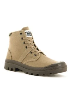 Palladium Pallabrousse - Lace-Up Ankle Boots - Bone Brown -Stride Vibe Outlet Store efc07a899f004f16a895b92a5aa104e6