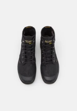 Palladium Pampa Hi Wax Unisex - Lace-Up Ankle Boots - Black -Stride Vibe Outlet Store f1aa48864471404cb515c23ce5bdd7b0