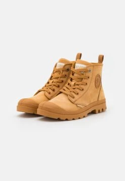 Palladium Pampa Hi Zip- Lace-Up Ankle Boots - Amber Gold -Stride Vibe Outlet Store f4b5d4404a7e4d9dba3e70bcb3b962de