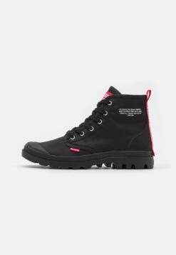 Palladium Pampa Hi Dare Unisex - Lace-Up Ankle Boots - Black