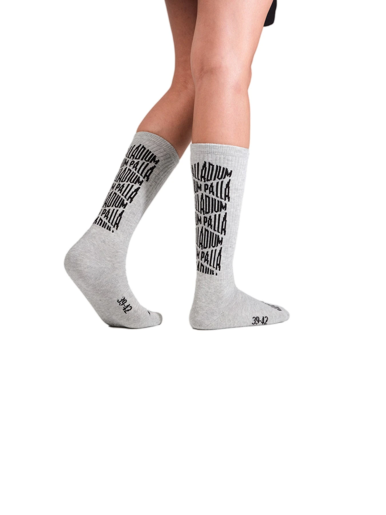 SX7385-034 | JACQUARD MID SOCKS 2 | HEATHER GREY 3 SX7385-034 | JACQUARD MID SOCKS 2 | HEATHER GREY - Image 3