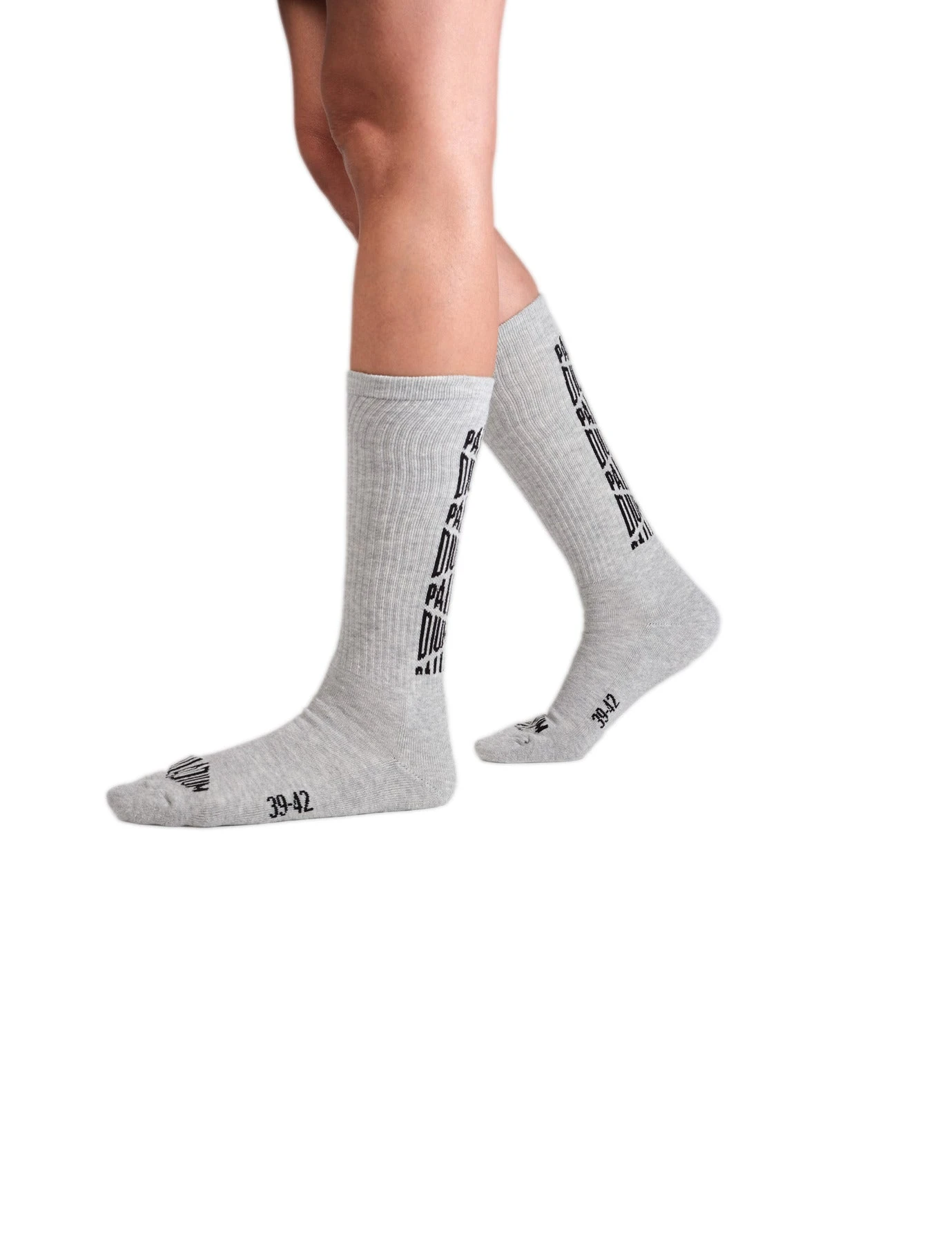 SX7385-034 | JACQUARD MID SOCKS 2 | HEATHER GREY 2 SX7385-034 | JACQUARD MID SOCKS 2 | HEATHER GREY - Image 2